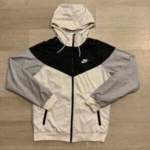 Nike Sportswear Black/White/Gray Windbreaker Jacket